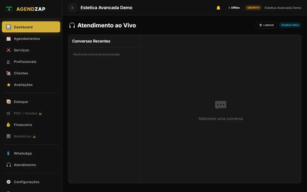 Chat ao Vivo do WhatsApp