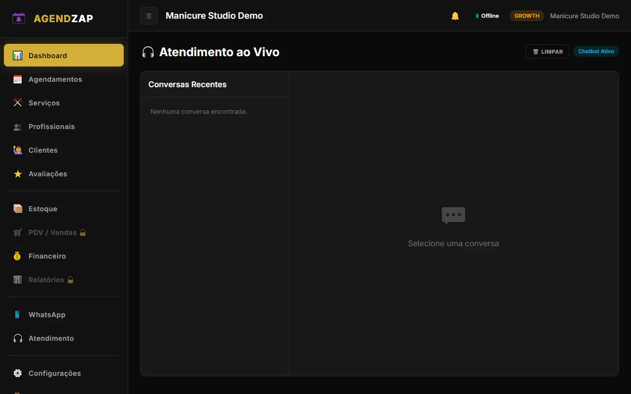 Chat ao Vivo do WhatsApp