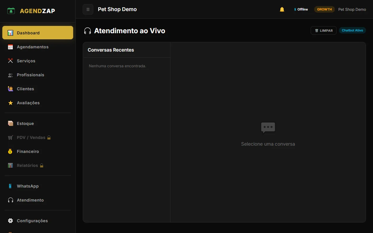 Chat ao Vivo do WhatsApp