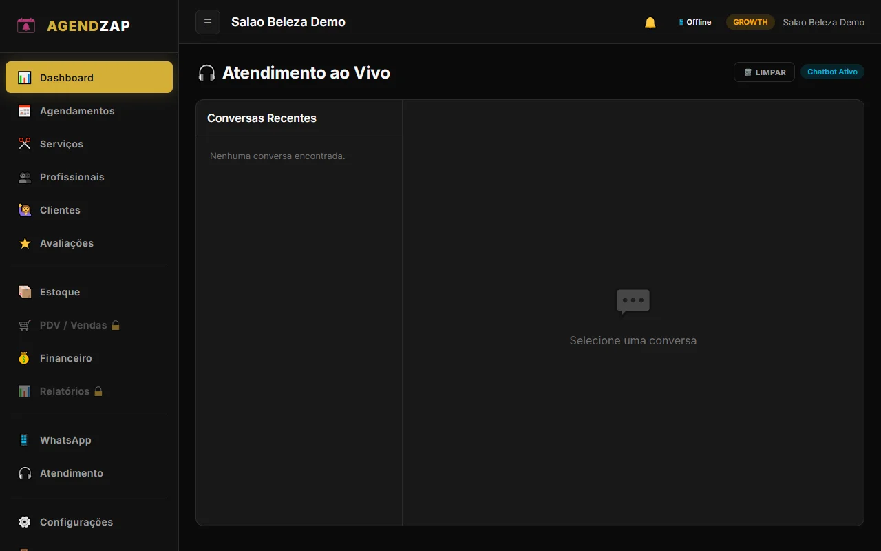 Chat ao Vivo do WhatsApp