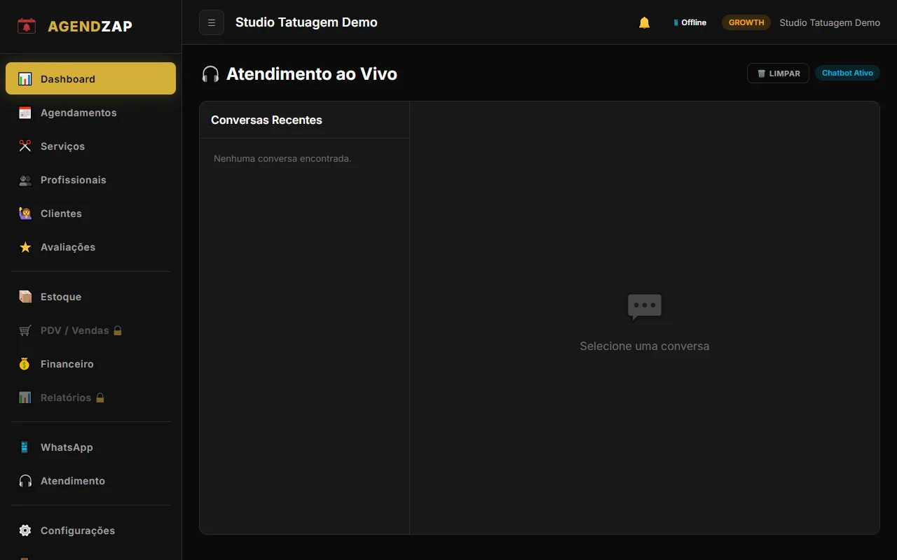 Chat ao Vivo do WhatsApp